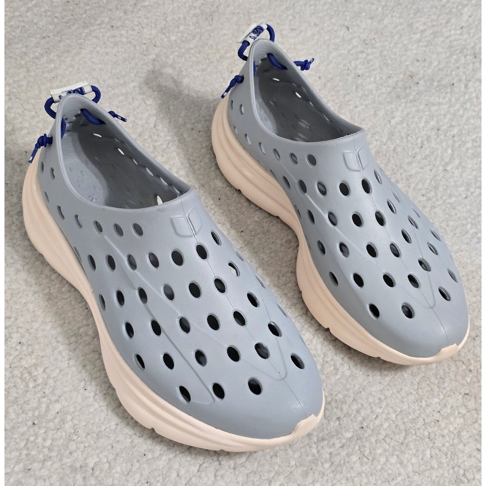 Kane Revive Active Recovery Shoes Grey Cream Blue Men 10 Womens 12 Slip On Clogs